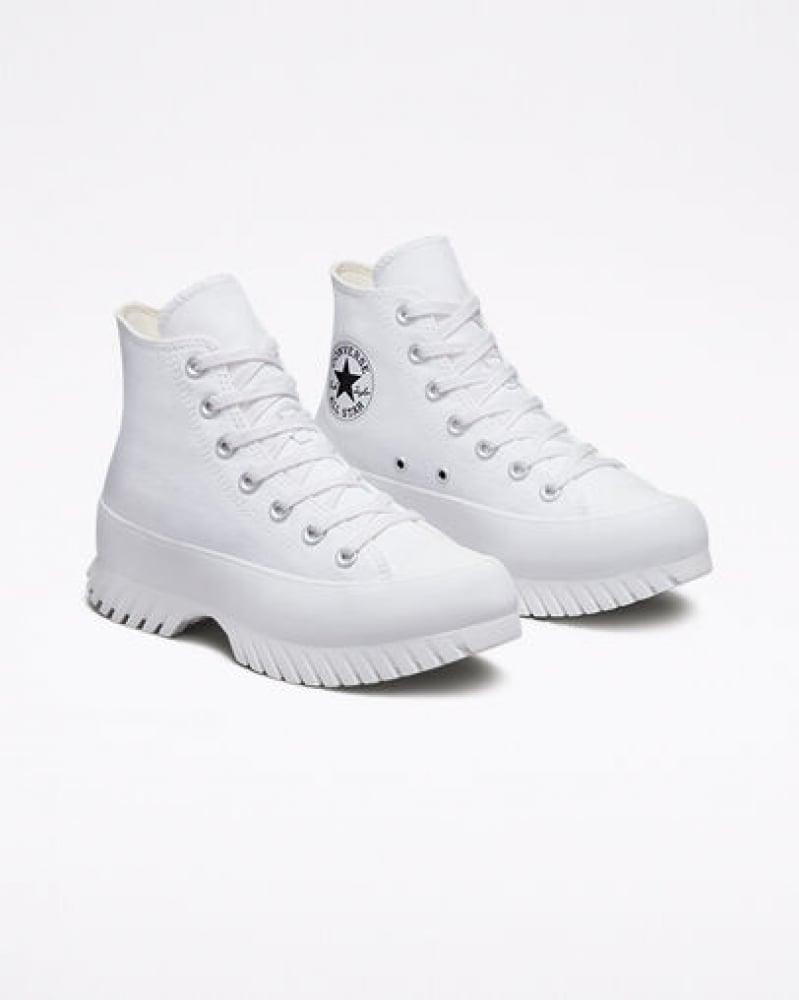 CONVERSE CHUCKTAYLOR ALL STAR "LUGGED WHITE HIGH TOPS" - Nikefreakz