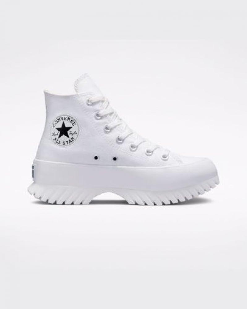 CONVERSE CHUCKTAYLOR ALL STAR "LUGGED WHITE HIGH TOPS" - Nikefreakz