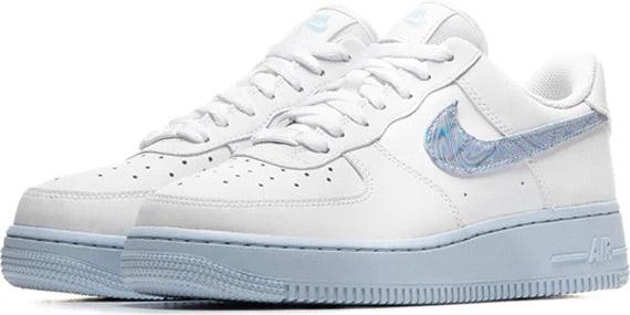 Nike Womens WMNS Air Force 1 Low 'Hydrogen Blue' White/Hydrogen Blue/Laser Blue - Nikefreakz