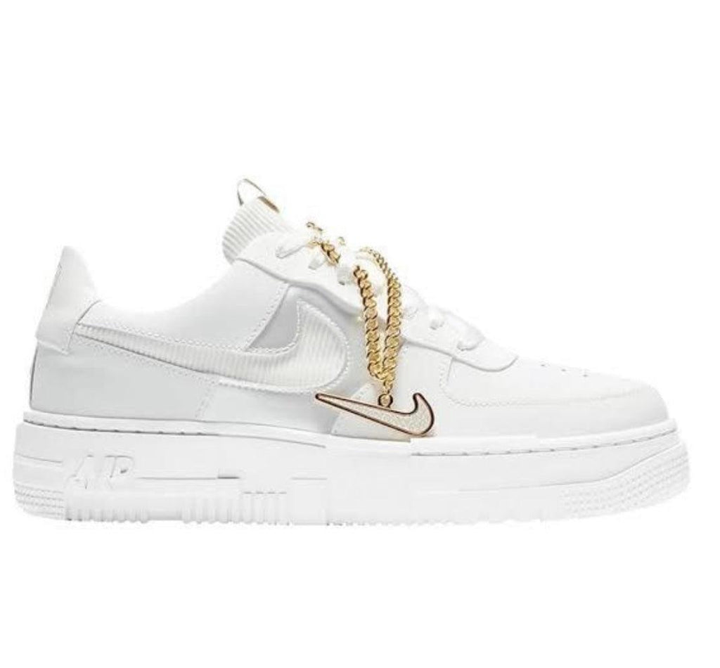 Nike Airforce 1 Low Pixel Gold Chain - Womens - Nikefreakz