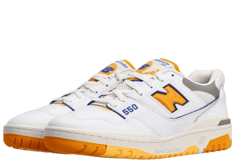 NEW BALANCE 550 WHITE VIBRANT ORANGE - Nikefreakz